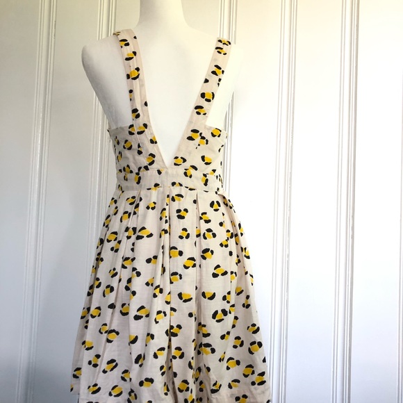 Urban outfitter yellow cheetah spot sun dress - Picture 2 of 8